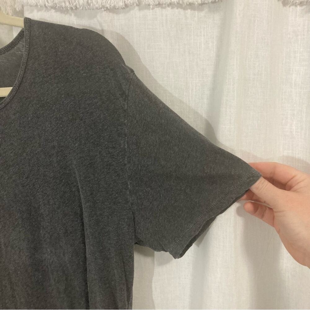 James Perse Dark Gray Basic Minimalist Casual Rou… - image 2